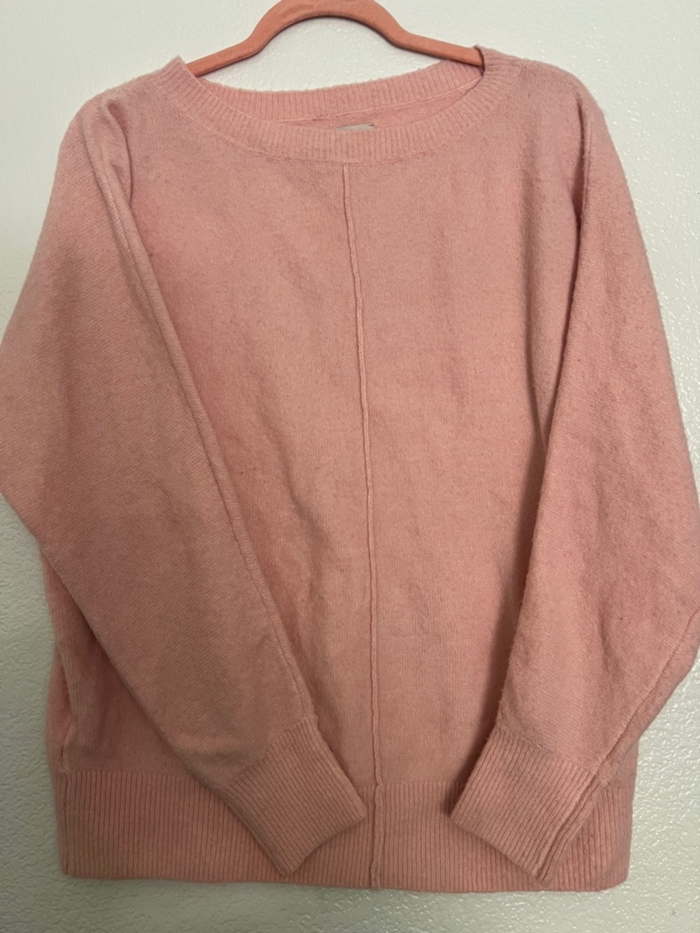 LOFT Dusty Rose Crewneck Sweater